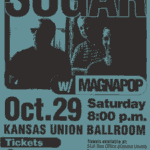 SUGAR concert poster from Lawrence KS: Kansas University Ballroom - October 29, 1994