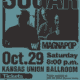 SUGAR concert poster from Lawrence KS: Kansas University Ballroom - October 29, 1994