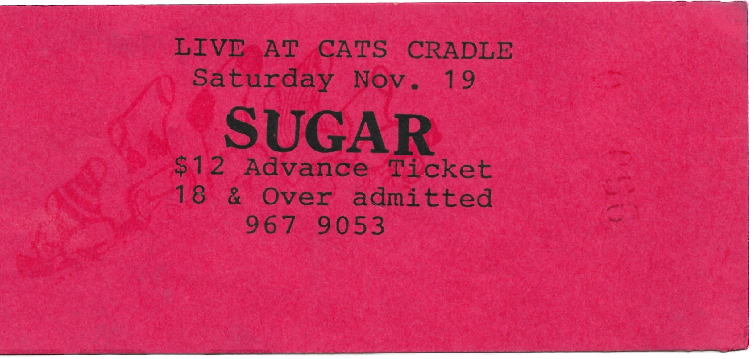 1994-11-19 SUGAR Cats Cradle
