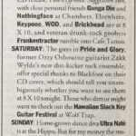 Baltimore MD: Hammerjacks – November 17, 1994