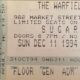 SUGAR ticket: San Francisco CA: Warfield Theatre - December 11, 1994